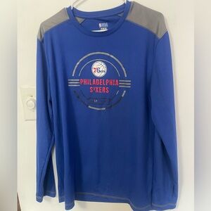 NBA TX3 Men’s Shirt Philadelphia 76ers Large Blue